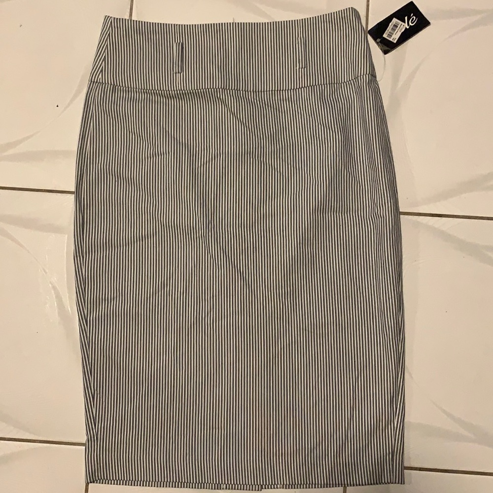 Selé striped pencil skirt